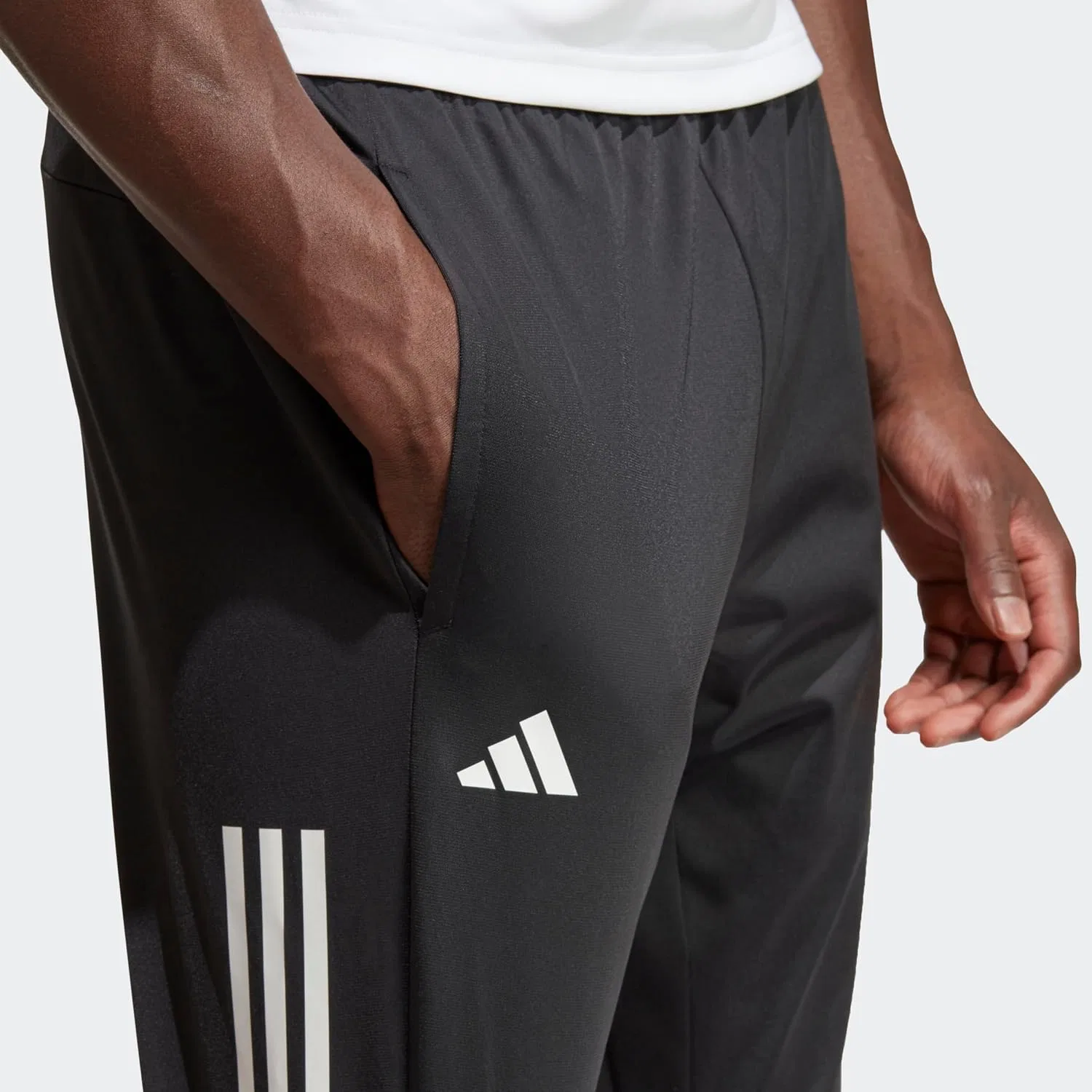 adidas - Вязаные теннисные брюки с тремя полосками, мужские (1/1) — фото 3