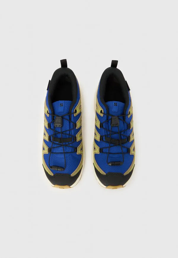 Унисекс походные ботинки xa pro v8 Salomon, Bluing/Acid Lime/Black — фото 4