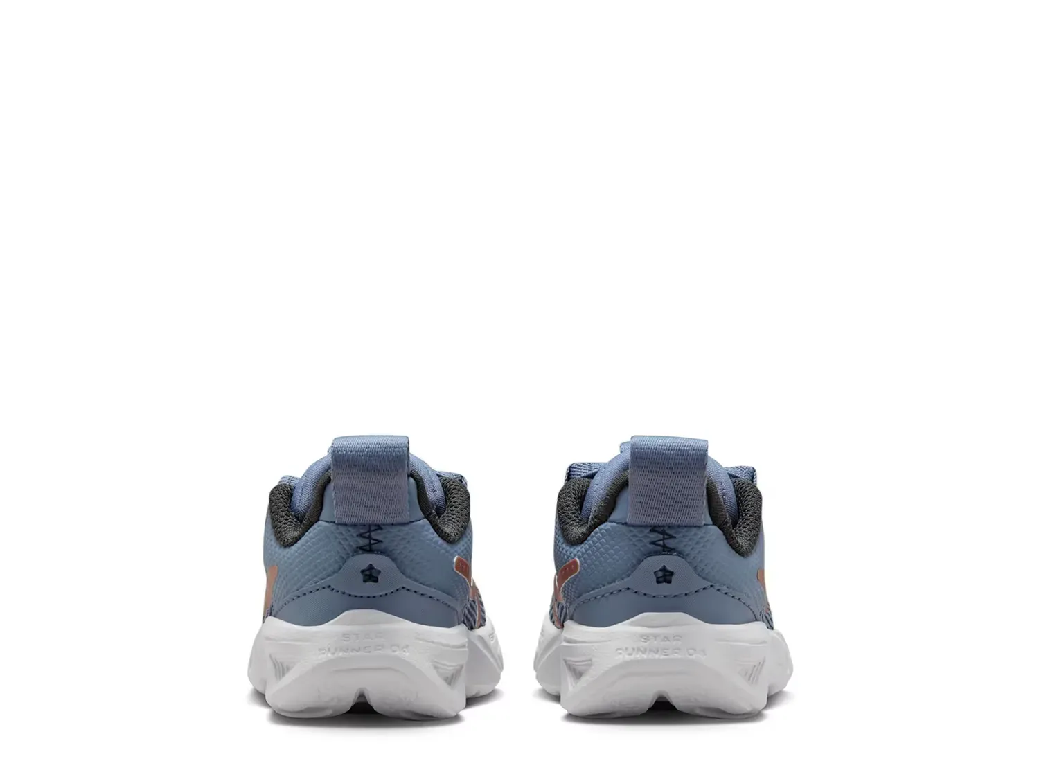 Кроссовки Star Runner 4 Slip-On — детские Nike, Grey/Pink — фото 2