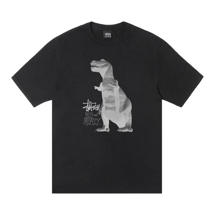

Футболка Stussy Big & Meaty Tee Pigment Dyed 'Black', черный
