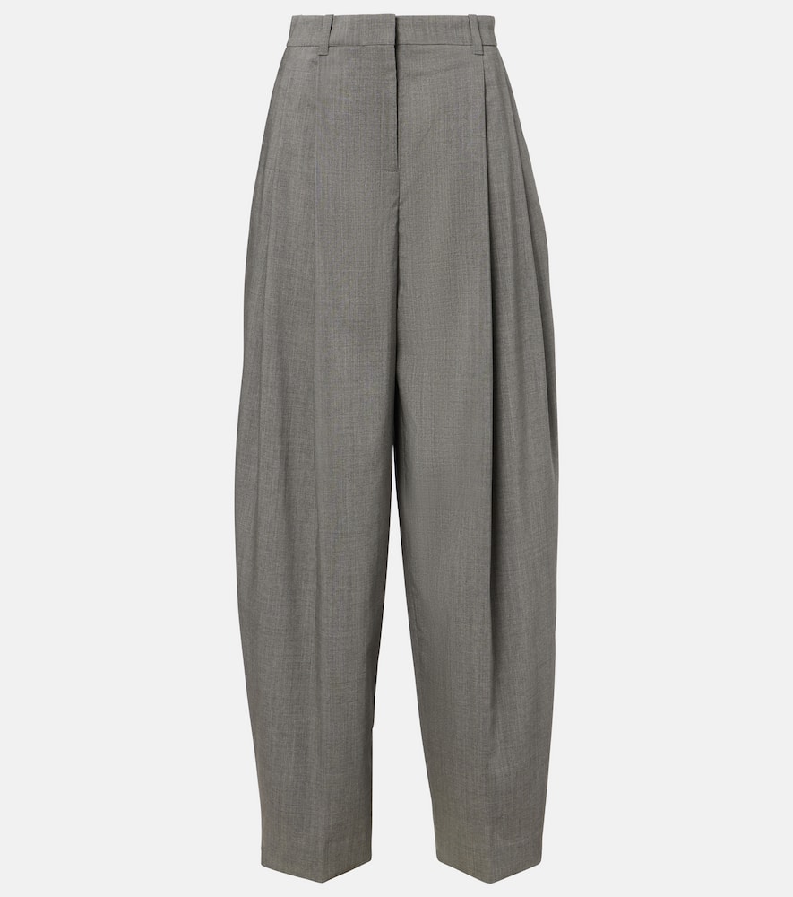 

Широкие брюки со складками из шерсти Jacquemus, Grey