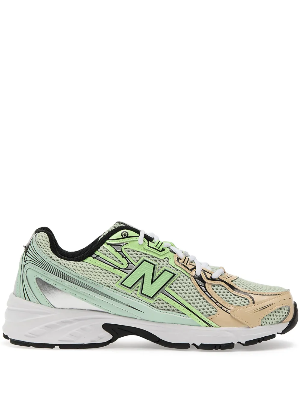 

Кроссовки 740 с сетчатыми вставками NEW BALANCE, зеленый