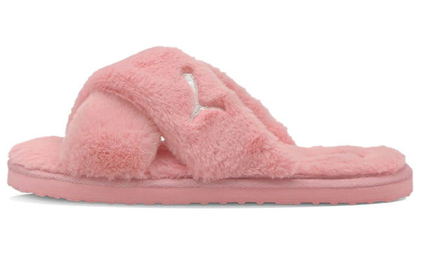 Тапочки fluff x strap slide 'lotus' Puma, розовый — фото 2