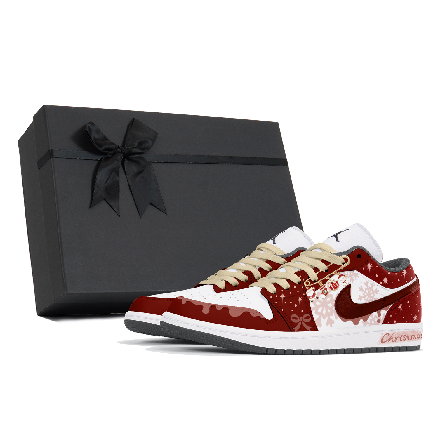 

Jordan Air 1 устойчивые к истиранию низкие баскетбольные кроссовки мужские red white