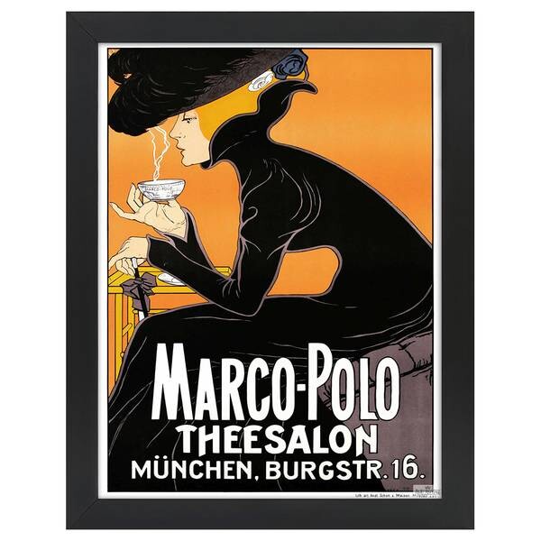 

Рамка для фотографий LegendArte Poster Marco Polo Theesalon, черный