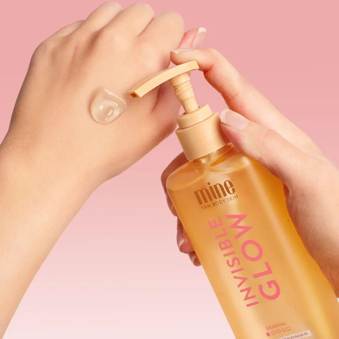 MineTan Clear Self Tanning Gel | Постепенный невидимый гель для автозагара - без следов на одежде, увлажняющий, с гиалуроновой кислотой, для лица и тела, 236 мл 237 мл (1 шт.) Minetan Body.Skin, Light/Medium — фото 4