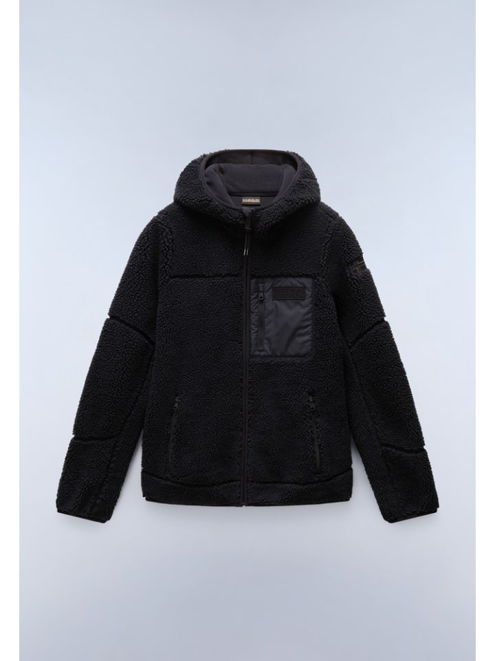 

Флисовая куртка/свитер "Yupik Og H" черного цвета Napapijri