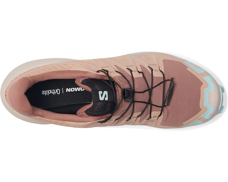 Кроссовки Salomon Speedcross 6, цвет Mahogany Rose/Hushed Violet/Iced Aqua — фото 2
