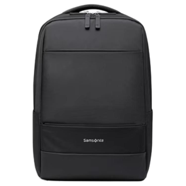 

Samsonite Высокоплотная ткань Связанный микрофибровый кожаный рюкзак среднего размера мужской черный серый темно-синий