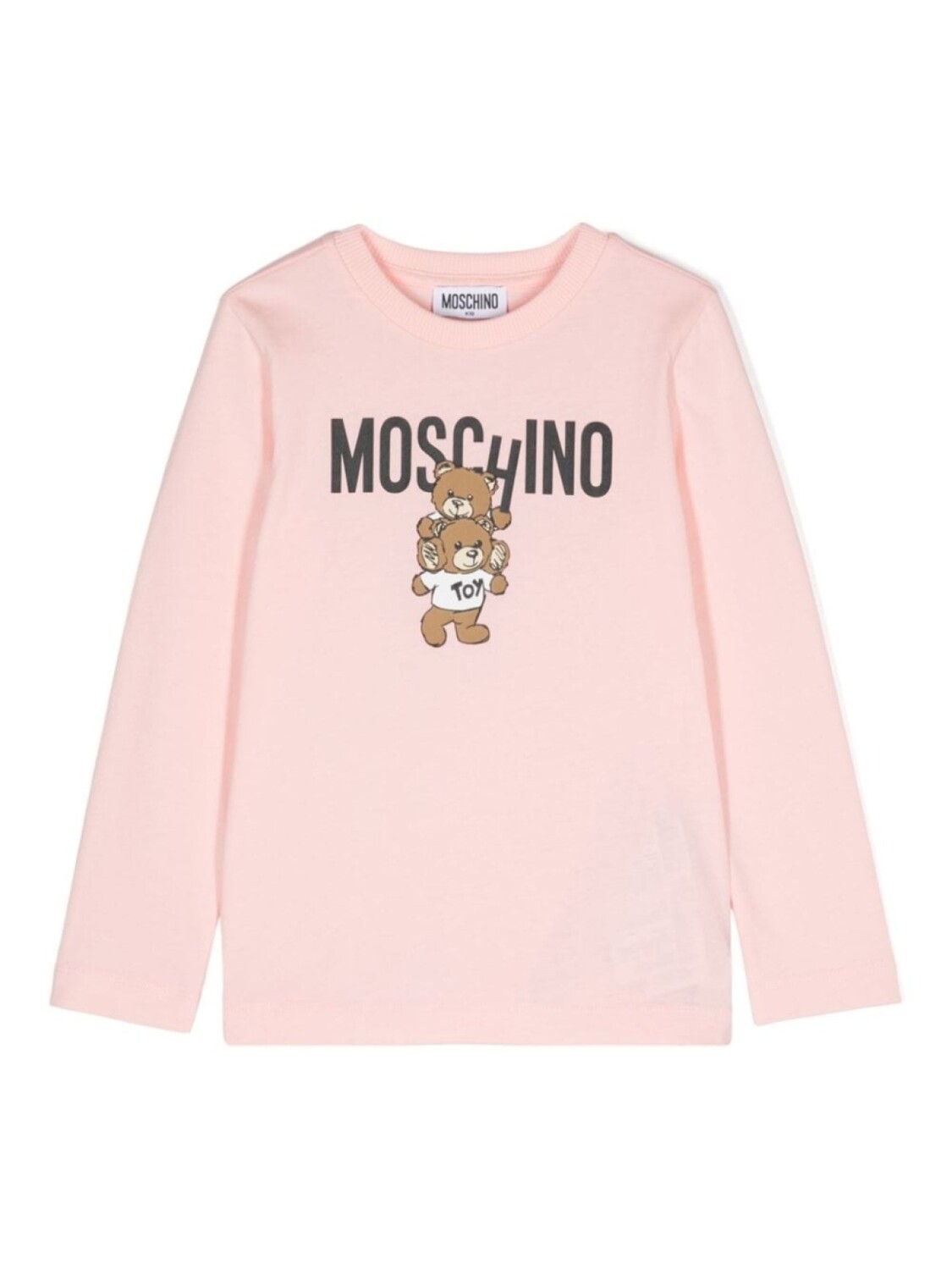 

Moschino Kids футболка с логотипом, розовый