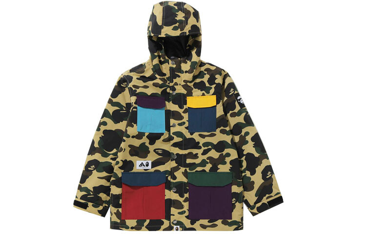 Детская куртка A Bathing Ape, зеленый