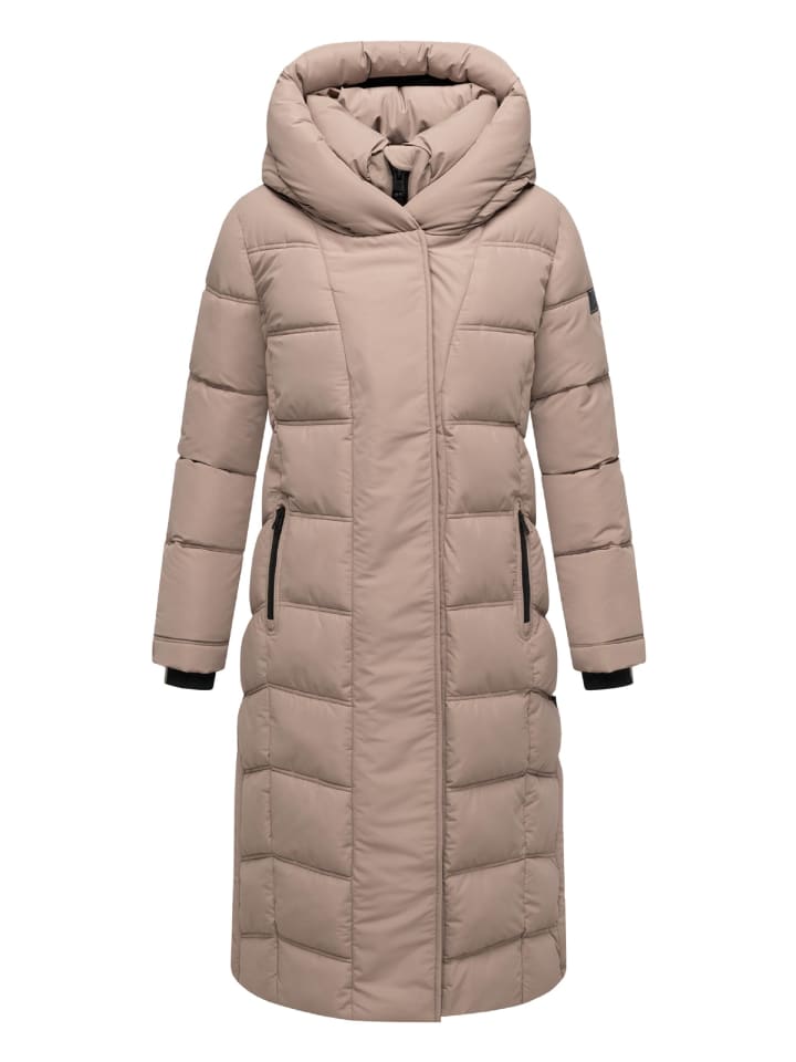 

Стеганое пальто Engelsfeder XIV в цвете Taupe Grey Navahoo