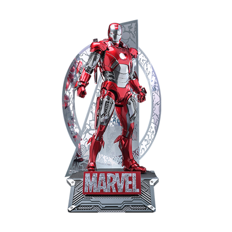 

Железный человек марк 7 фигурки white gold Hot Toys, Mark