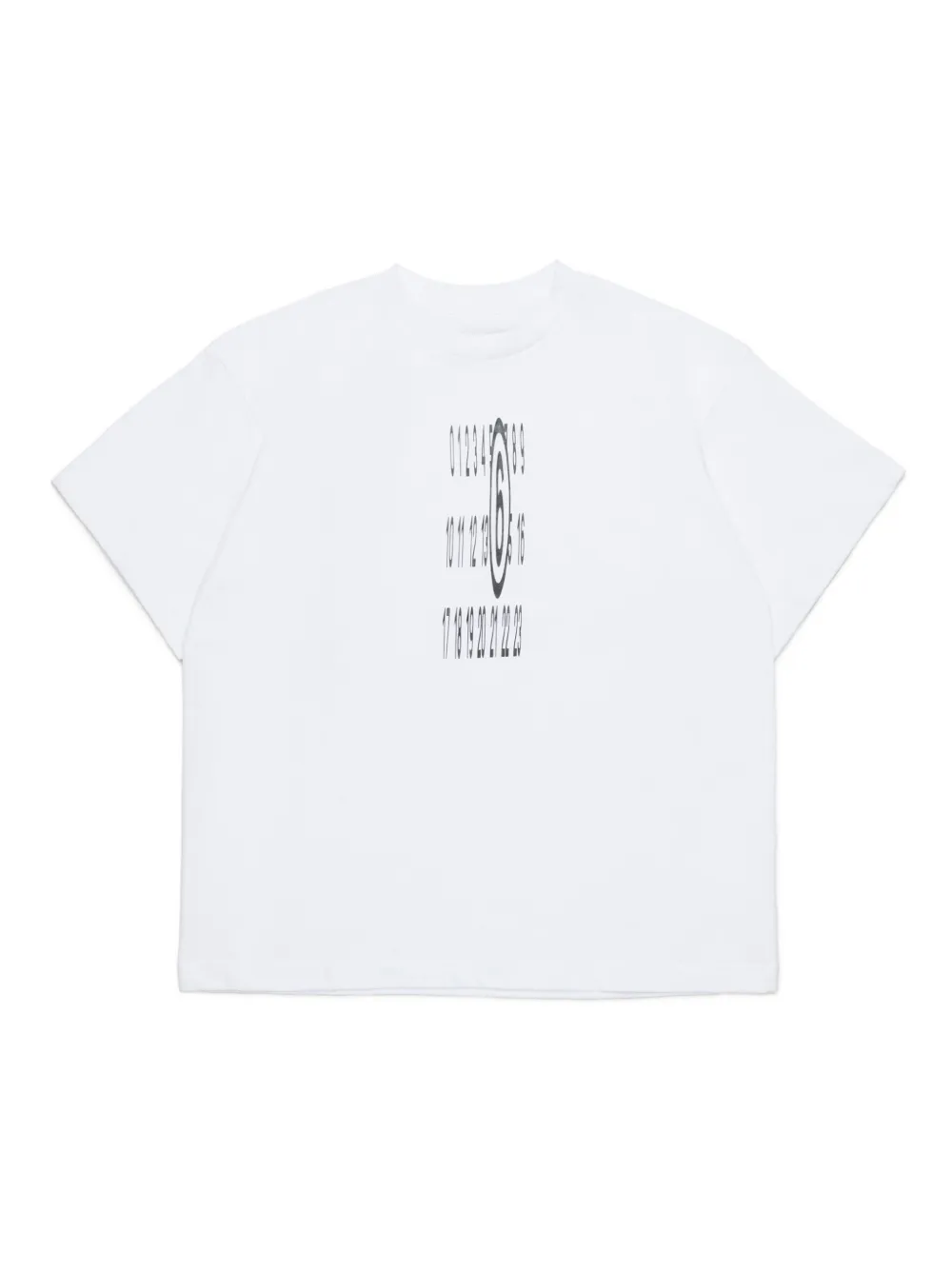 

Футболка Numbers MM6 Maison Margiela Kids, белый