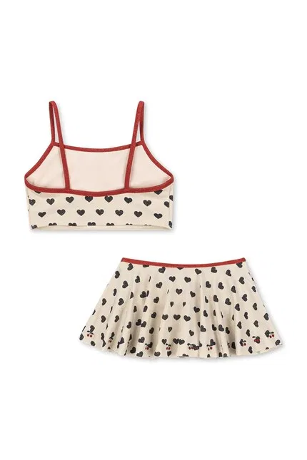 Купальник двучастный блестящий Manon Glitter Bikini Konges Sløjd, бежевый — фото 2
