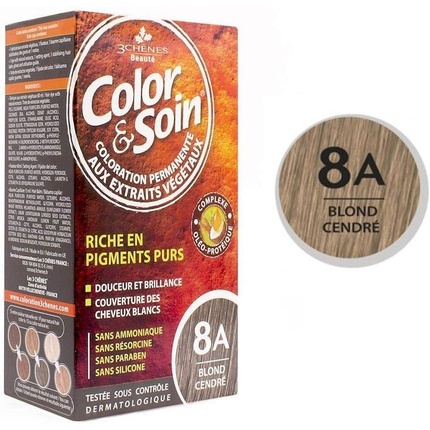 

Les 3 Chenes Color & Soin Permanent Color Care Пепельный блондин 8А Les 3 ChÊNes