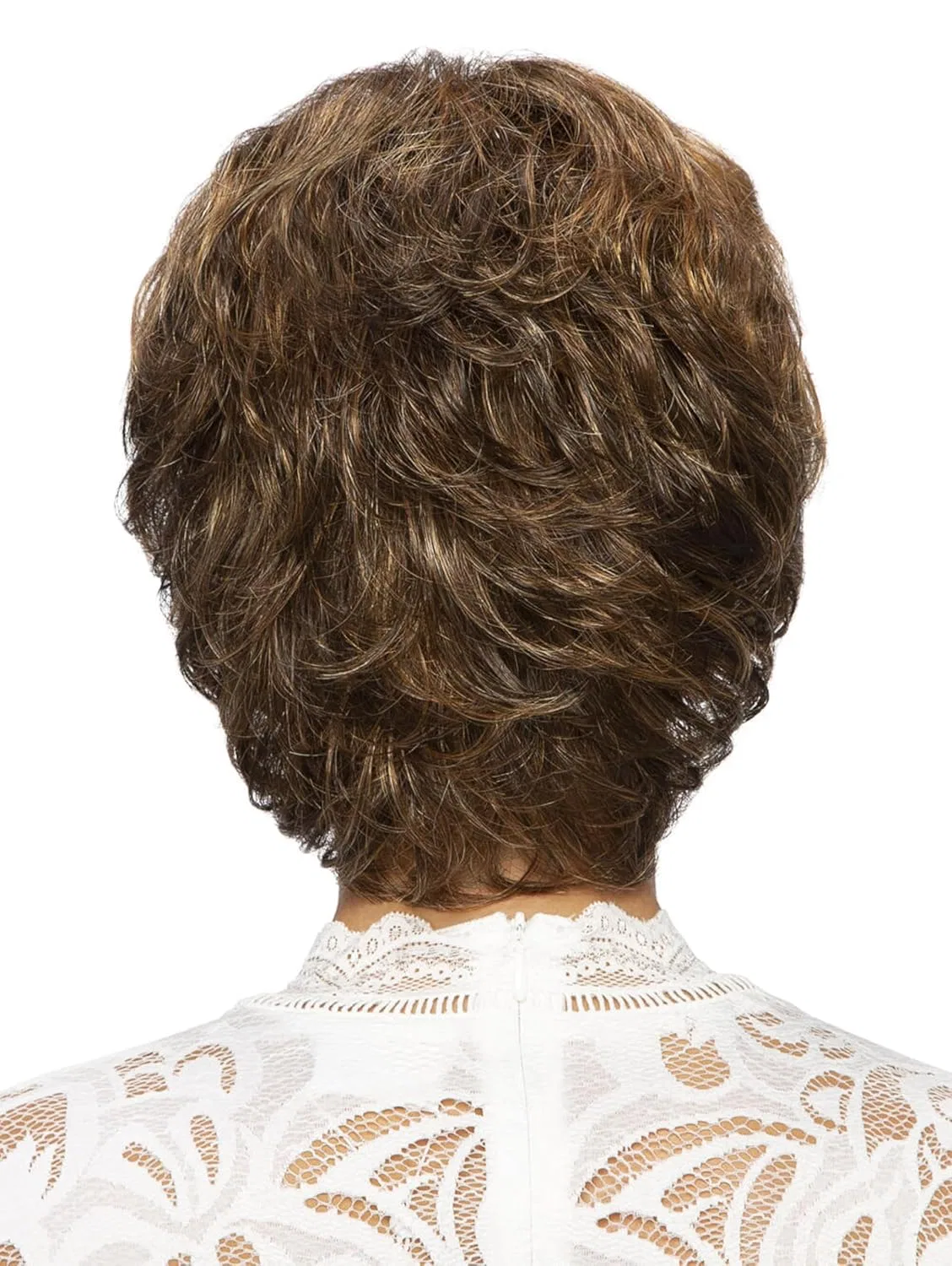 Женский парик «Jasmine» из синтетических волос от Lofty Lofty, Medium Brown/Amber Gold — фото 4
