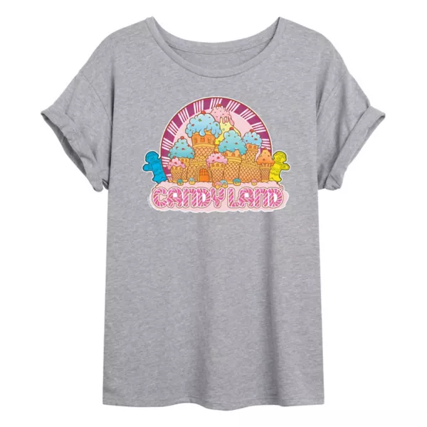 

Детская футболка оверсайз Candy Land Castle Hasbro, серый