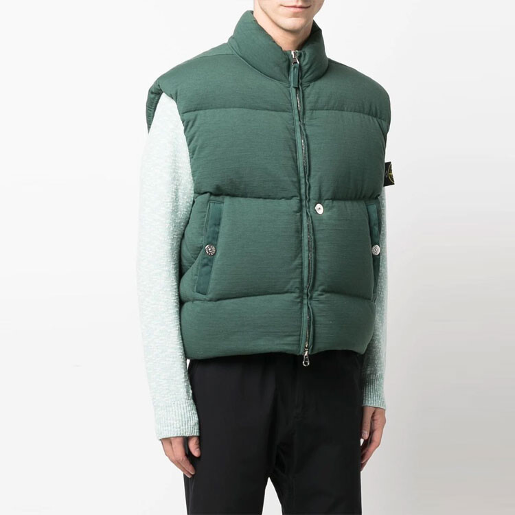 Жилет серии SHADOW PROJECT для мужчин, зеленый Stone Island, зеленый — фото 3