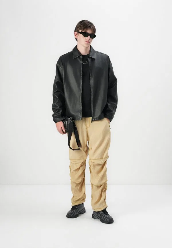 Куртка из искусственной кожи jake Diesel, Black — фото 3