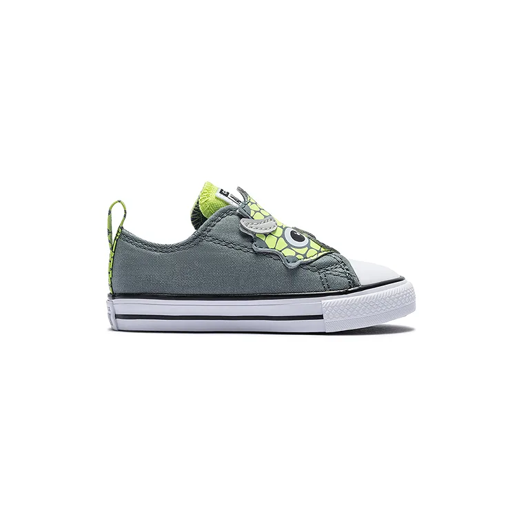 Детские низкие кеды из канваса для детей 3-7 лет Converse, зеленый — фото 3