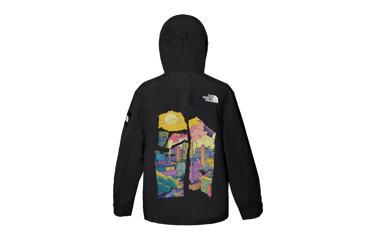 

Ветровка куртка унисекс черный The North Face
