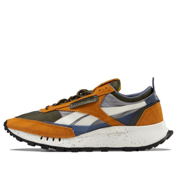 

Кроссовки classic leather legacy 'splatter paint - rich ochre' Reebok, коричневый