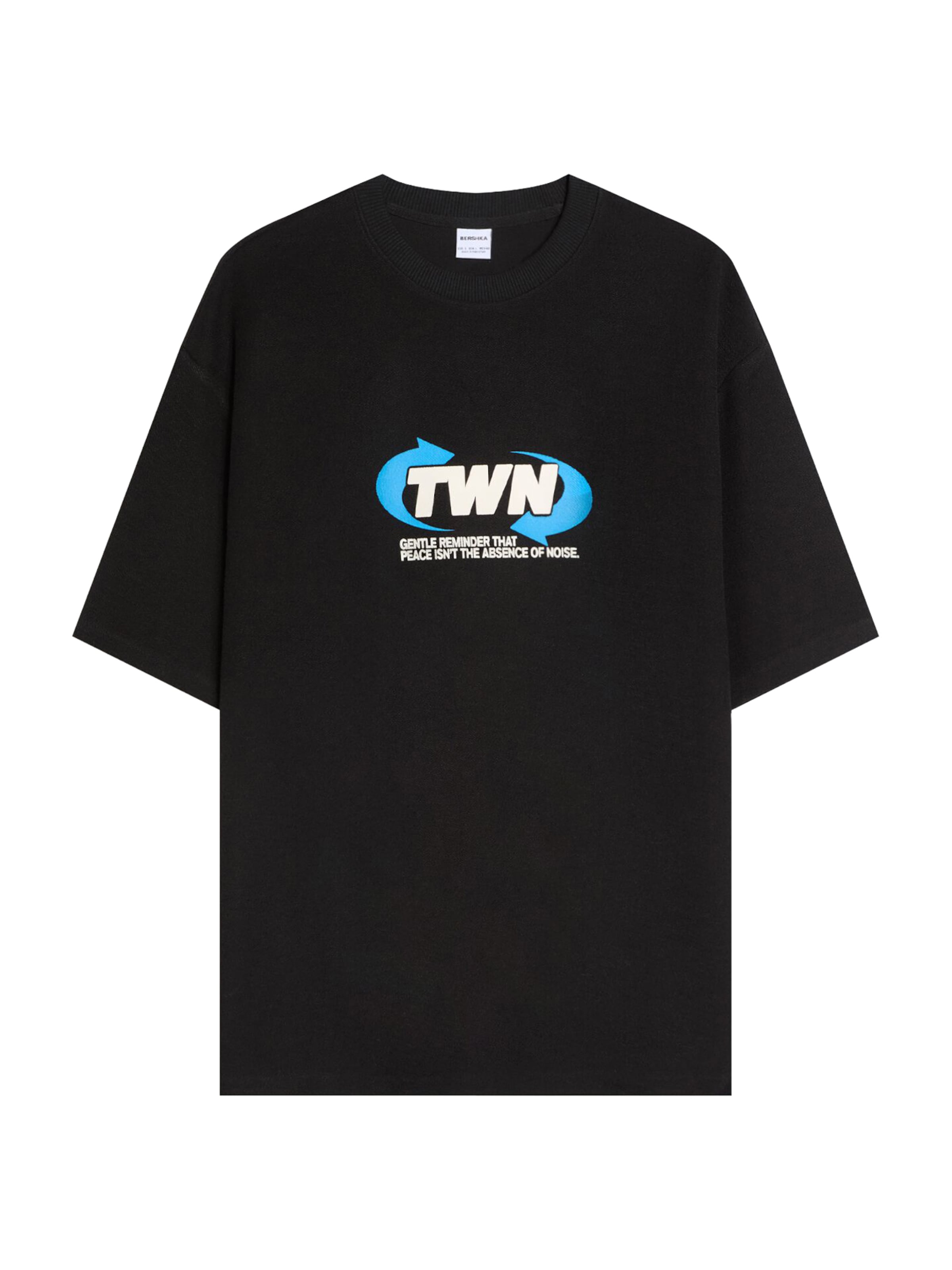 

Bershka Футболка в черном цвете