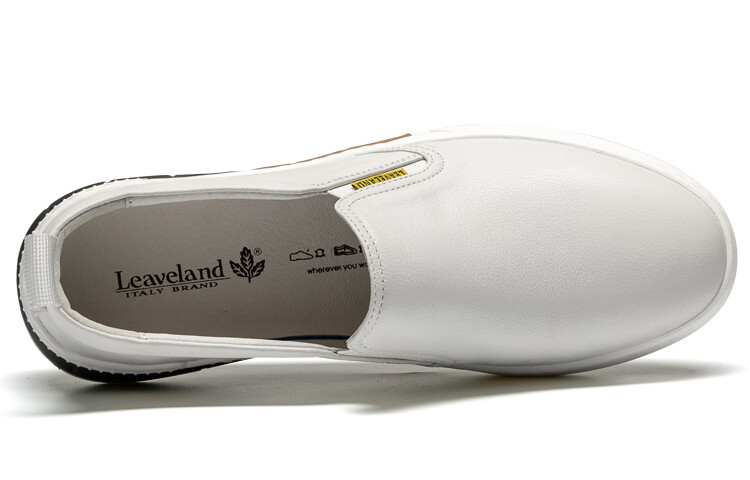Туфли мужские Men"s Casual Men Low-Top Leaveland, белый — фото 4