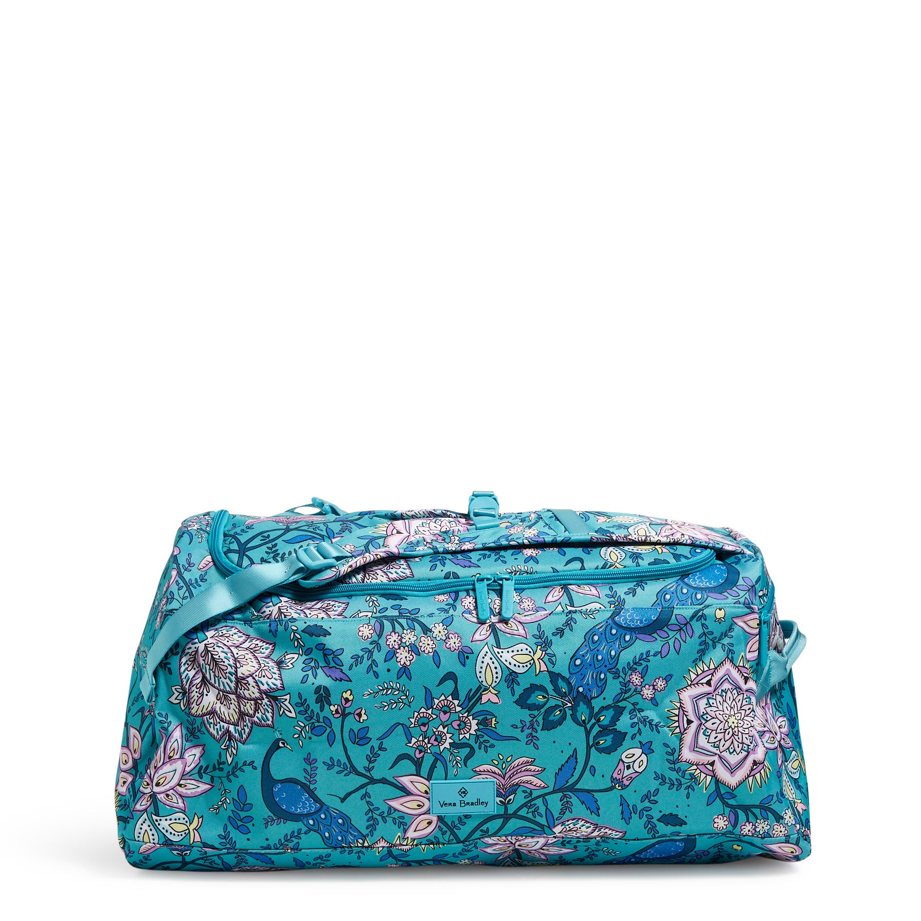 

Облегченная дорожная сумка-рюкзак XL Vera Bradley, Peacock Garden