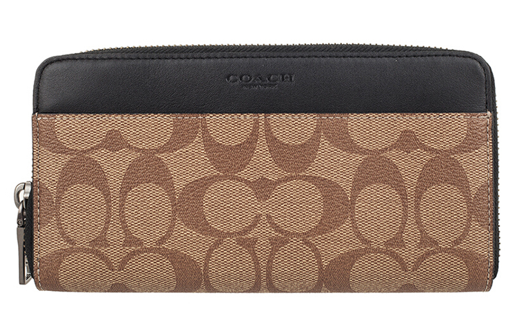 

Кошелек-аккордеон из ПВХ, мужской, цвет хаки-коричневый COACH