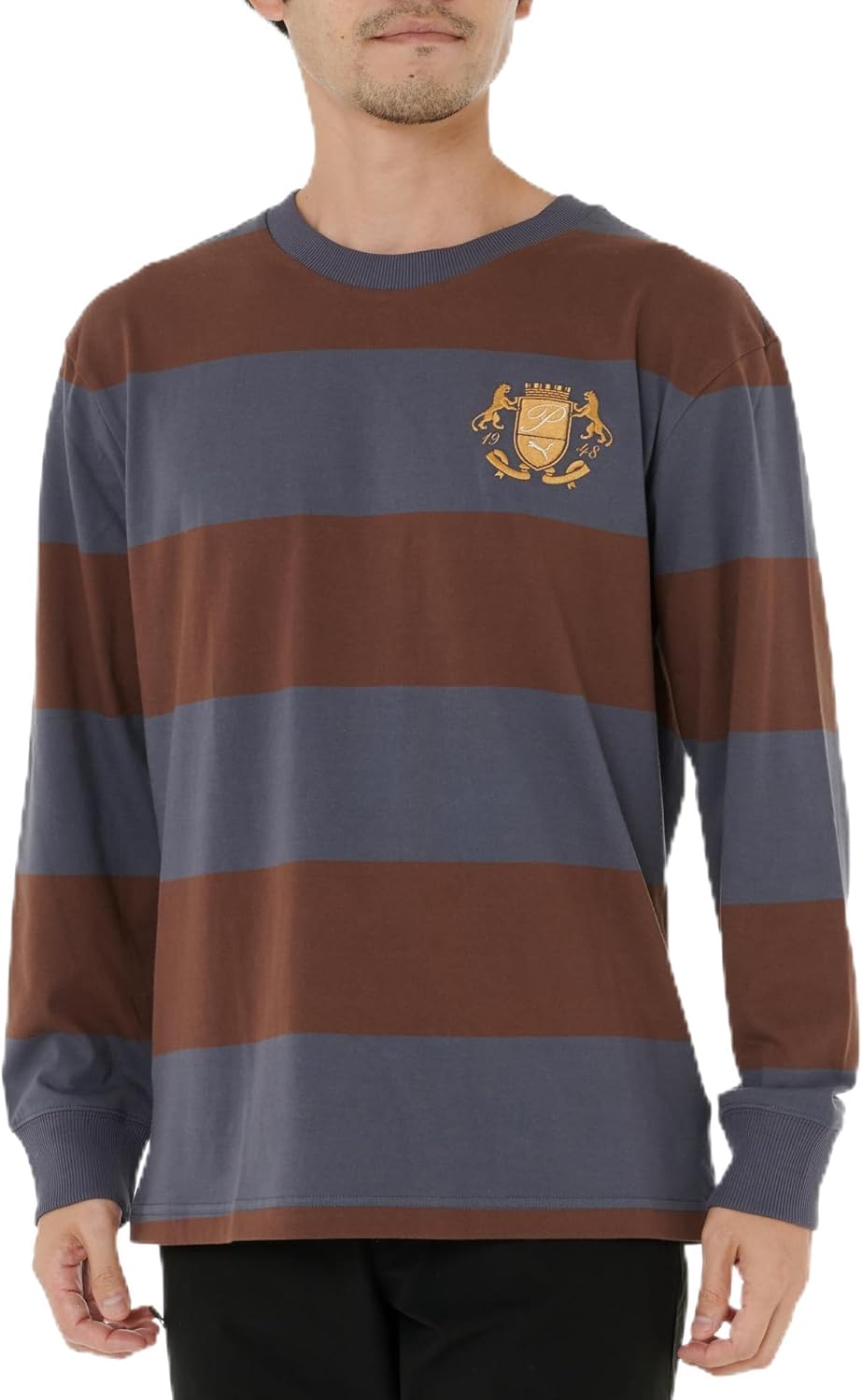 

Футболка Puma 630969 Casual Classic Family Legacy в полоску, серый