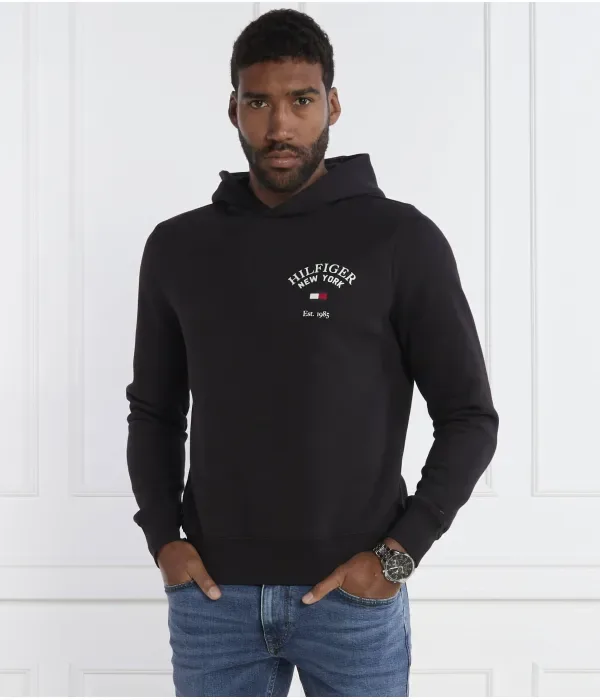 Толстовка ARCHED VARSITY regular fit Tommy Hilfiger, черный — фото 3