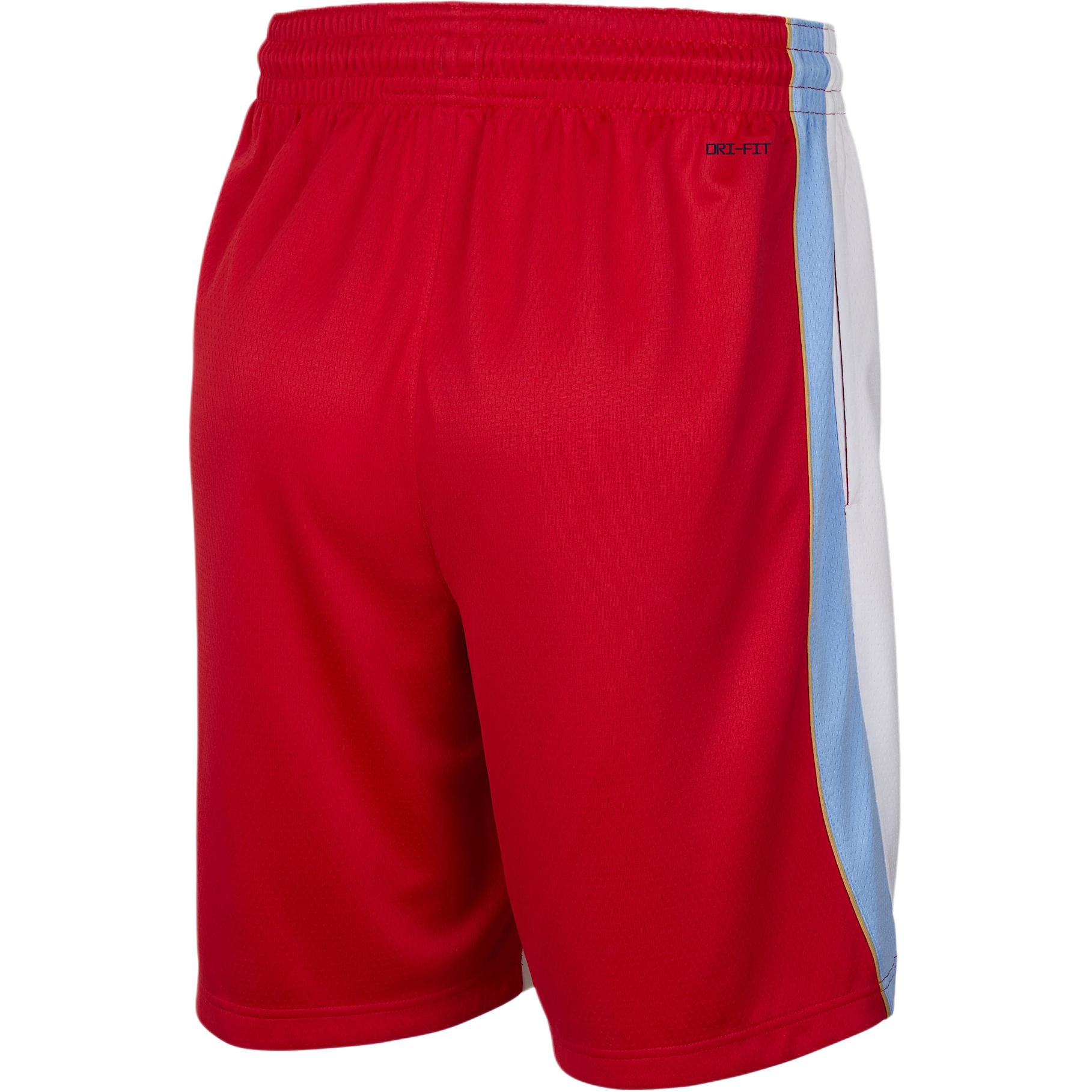 Мужские шорты Memphis Grizzlies 2024/25 City Edition Dri FIT NBA Swingman Nike, красный — фото 4