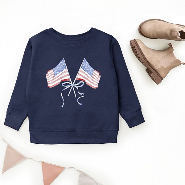 Флаговая коquette молодежная толстовка The Juniper Shop, Navy — фото 2