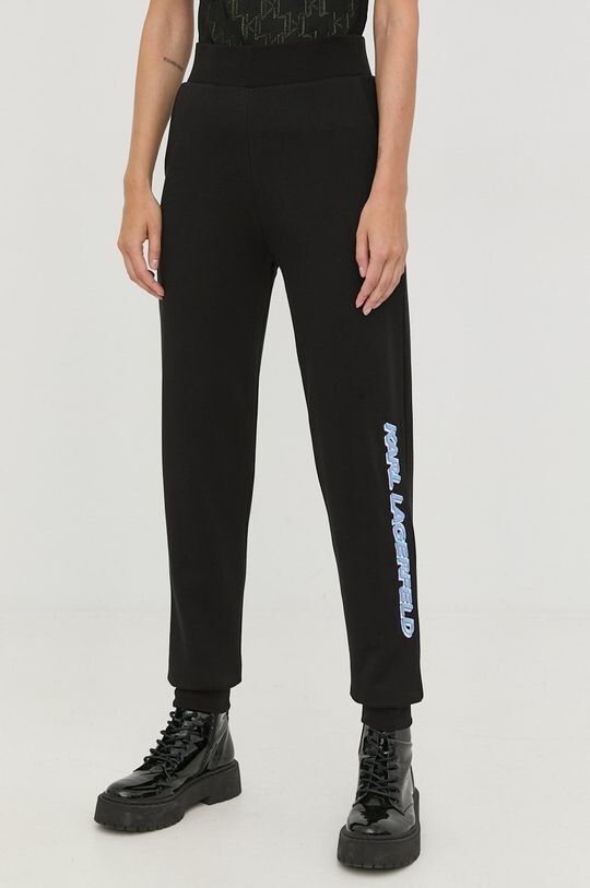

Спортивные брюки из хлопка Karl Lagerfeld, черный
