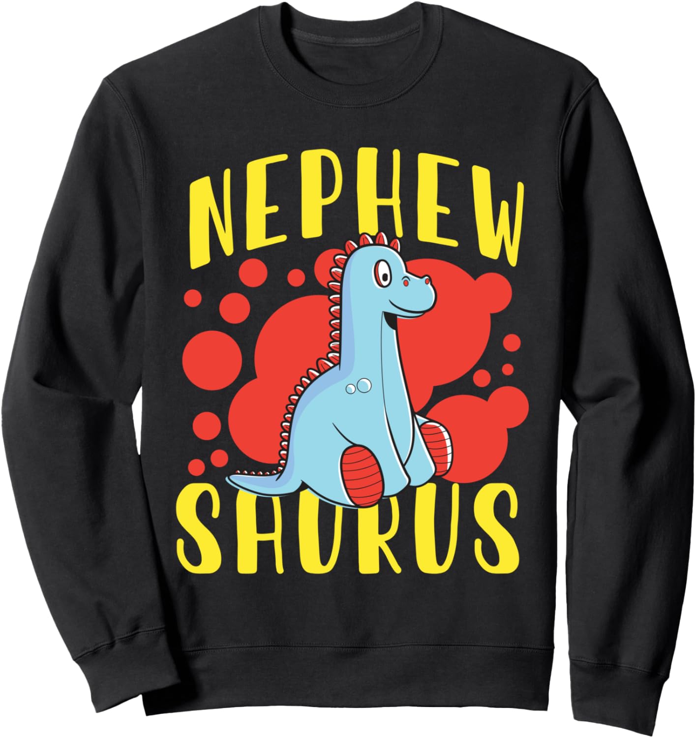 

Дизайнерская толстовка для мальчиков Nephew Saurus Dinosaurs Designs For Dino Fan, черный