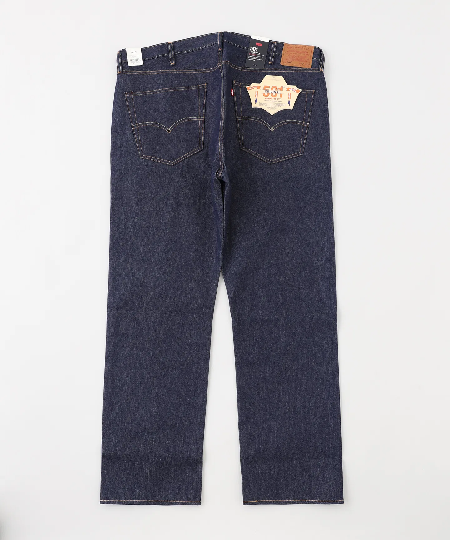[Добавлено] LEVI'S(R) / Levi's(R) Специальный заказ 501(R) Жёсткие джинсы с кромкой L32 W40-W42 — фото 3