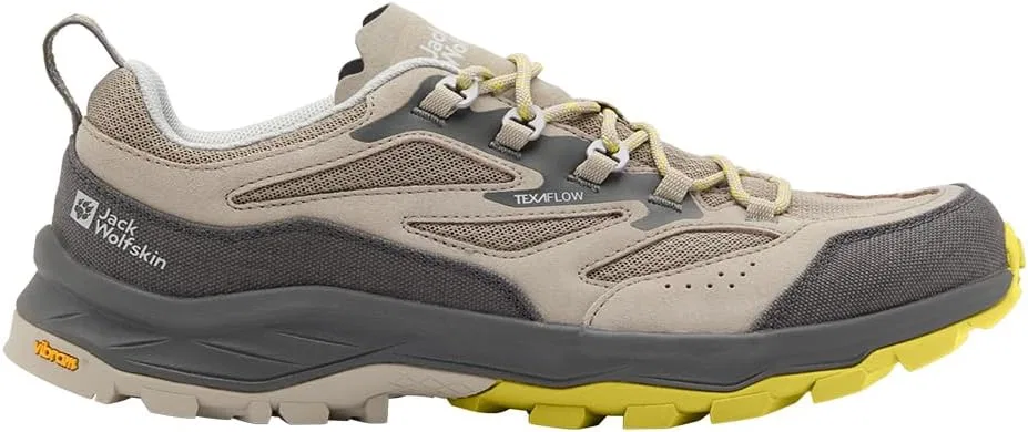 Мужские прогулочные кроссовки Jack Wolfskin Cyrox Vent Low M, Chartreuse