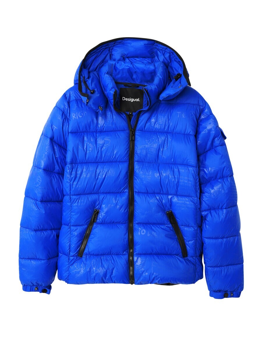 

Куртка Desigual Winter, цвет Blue/Royal blue