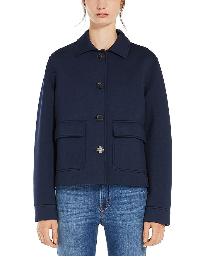 

Пиджак Opera с пуговицами спереди Weekend Max Mara, синий