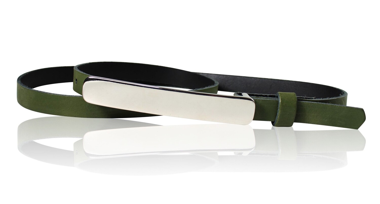 

Кожаный ремень FRONHOFER, хаки