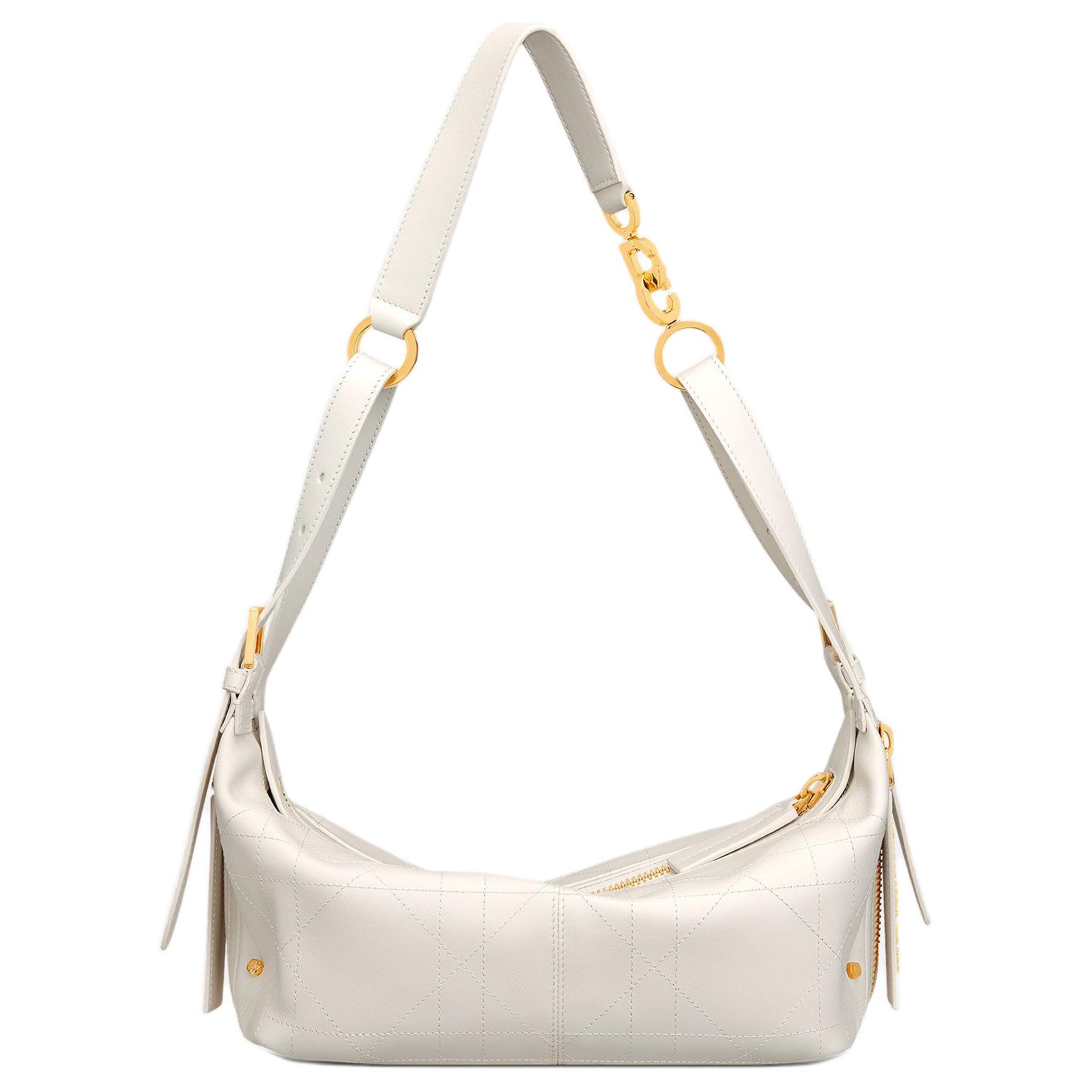 

DIOR Сумка через плечо d journey из натуральной кожи, маленькая, женская, белая