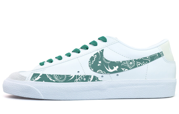 

Кроссовки Blazer Skateboard унисекс с низким верхом белого/серого/зеленого цвета Nike, Зеленый, Кроссовки Blazer Skateboard унисекс с низким верхом белого/серого/зеленого цвета Nike