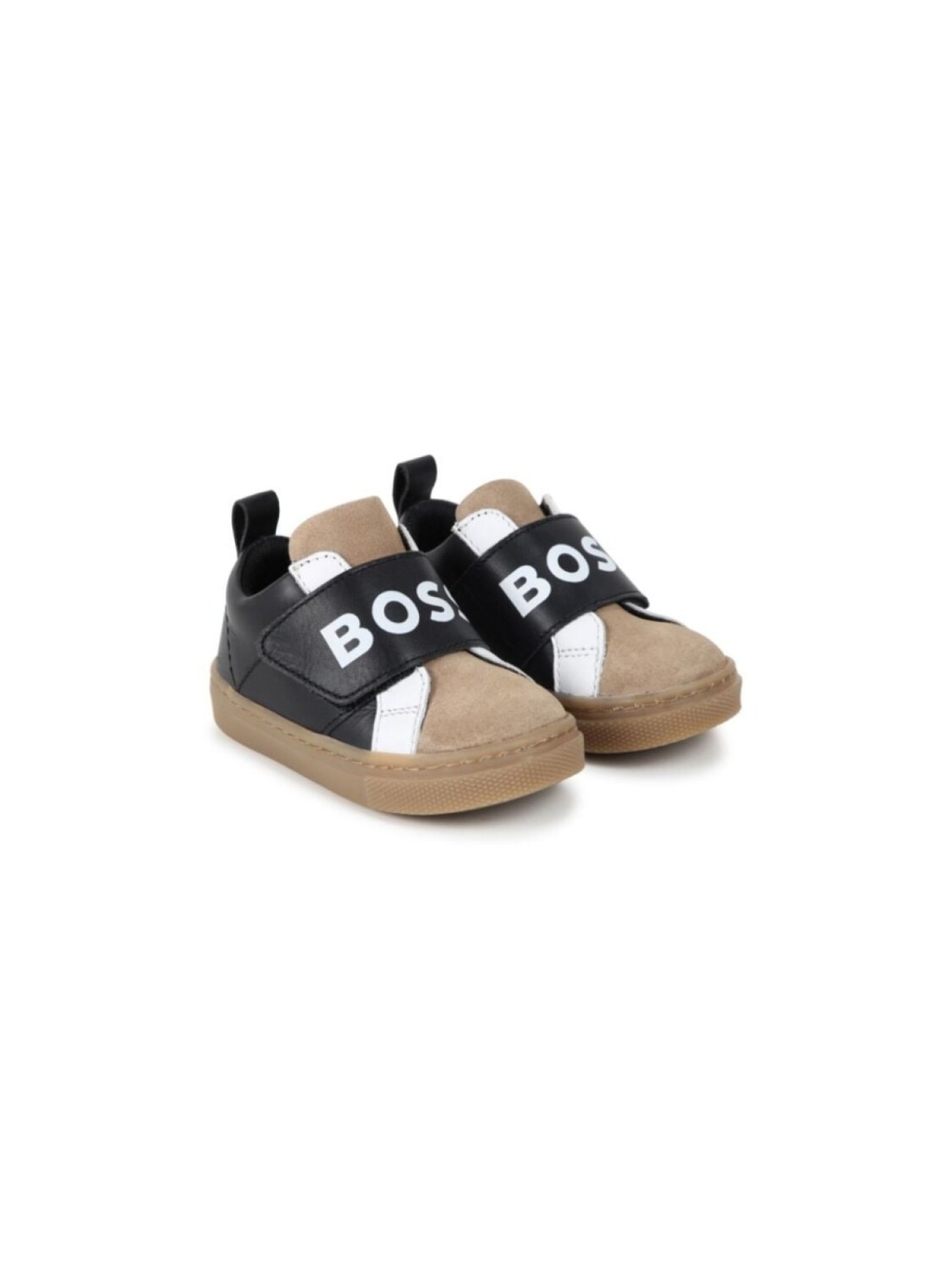 

BOSS Kidswear высокие кроссовки в стиле колор-блок, черный