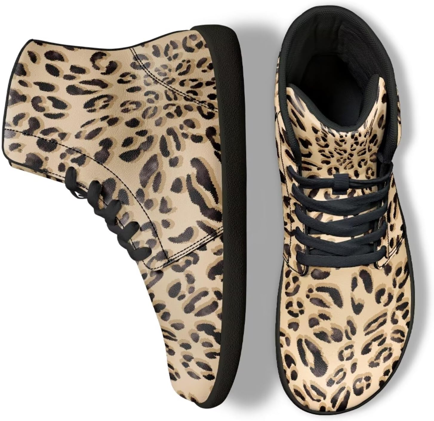 

Кроссовки Jeiento с животным принтом, высокие, без шнуровки, для тенниса, удобные, спортивные, для фитнеса и бега, мужские, коричневый