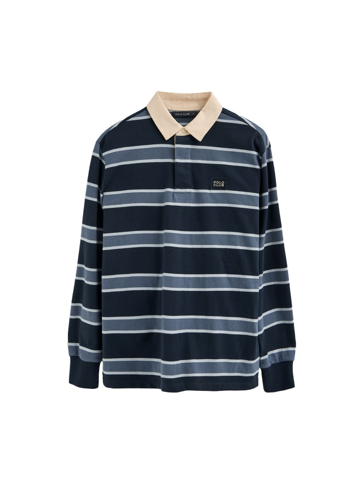 

Polo Club Рубашка поло джинсово-синего цвета, Синий, Polo Club Рубашка поло джинсово-синего цвета