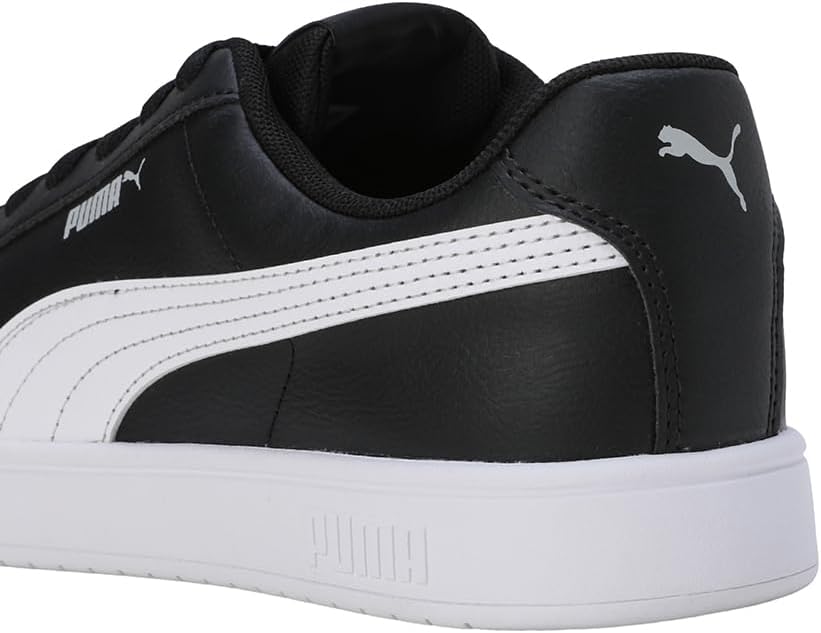 Кроссовки PUMA унисекс низкие, белый/черный/серый/светло-серый — фото 4