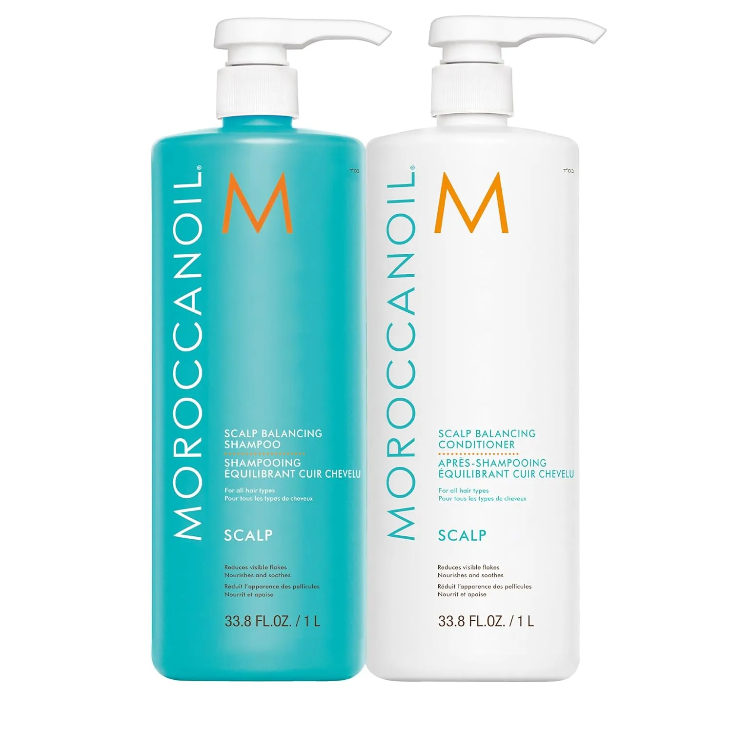 Набор шампуня и кондиционера Moroccanoil для балансировки кожи головы 1000 мл