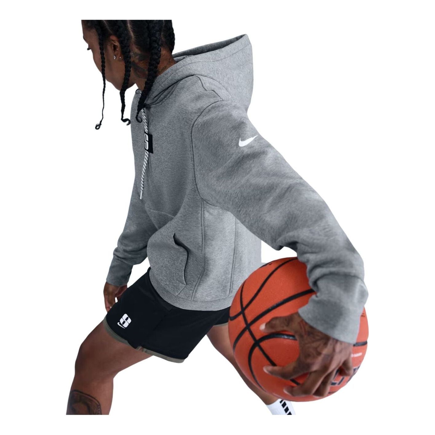 Худи Nike Sabrina Fleece Basketball Hoodie 'Carbon Heather' — фото 2
